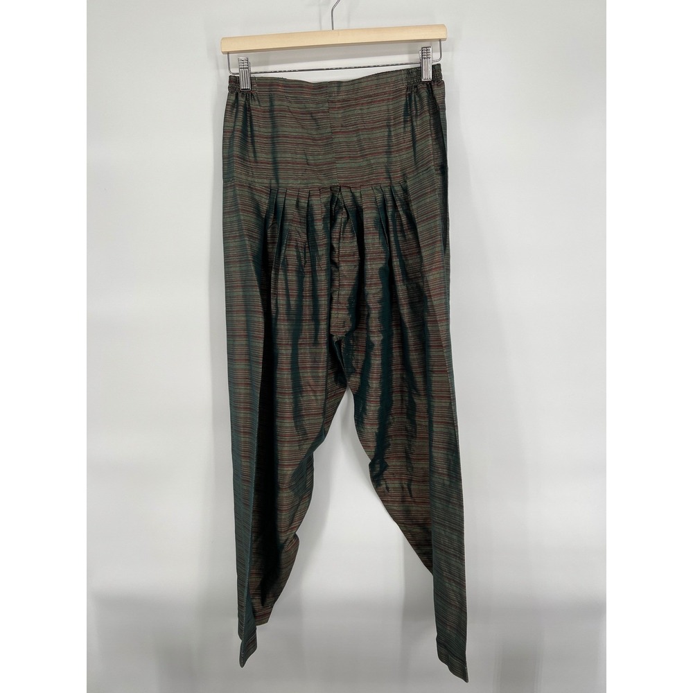 Bonanza Satrangi Striped Harem Pants High Waist Tapered Leg Size 10 Lightweight